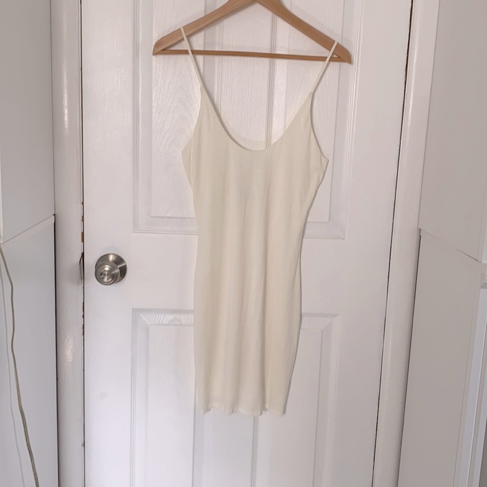 Off white, Spaghetti strap slim dress